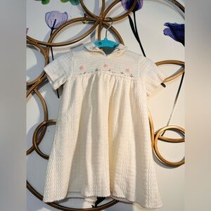 Charming Cream Kids Dress